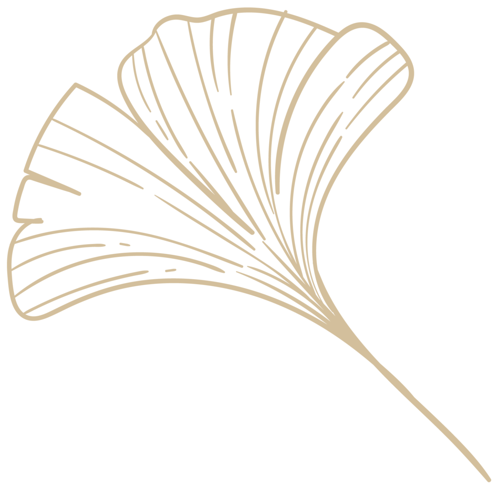 Gold leaf ornament icon
